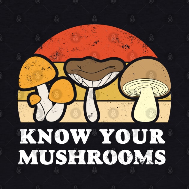 Know your mushrooms. Fungus picker, hunter. by W.Pyzel